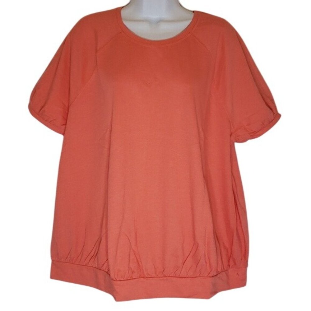 Lane Bryant Crew Neck Short Sleeve T-shirt Size 30/32 New Colorful Layering